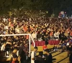 Ribuan Warga Kalianda Nobar Bersama Bupati Lampung Selatan