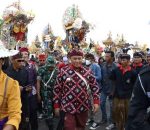 Bupati Lampung Selatan H.Nanang Ermanto Menghadiri Acara Ngaben Massal Di Desa Balinuraga Kecamatan Way Panji