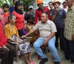 Mbah Paikem Merasa Terharu Dan Bahagia Sekaligus Ucapkan Terima Kasih Kepada Bupati Lampung Selatan Saat Mendapatkan Bantuan Bedah Rumah