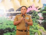 Bupati Lampung Selatan H. Nanang Ermanto Hadiri Acara Purna Bhakti Thamrin, S.Sos, MM Sekaligus Serah Terima Jabatan Dari Sekretaris Daerah Lampung Selatan Thamrin, S.Sos, MM Kepada Pelaksana Harian (Plh) Sekretaris Daerah Dra. Intji Indriati, MH