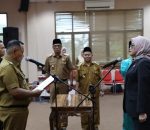 Bupati Lampung Selatan H. Nanang Ermanto Lantik Dra. Intji Indriati,M.H., Sebagai Pj Sekretaris Daerah