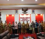 Bupati Lampung Selatan H.Nanang Ermanto Menerima Audiensi Dari Badan Narkotika Nasional Kabupaten Lampung Selatan Di Ruang Kerjanya