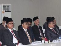 Dalam Rangka Memperingati Hari Ulang Tahun (HUT) ke-77 Kemerdekaan Republik Indonesia (RI) Tahun 2022, Bupati Dan Forkopimda Lampung Selatan, Mendengarkan Pidato Kenegaraan Presiden RI.