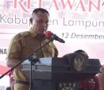 Bupati Lampung Selatan Mengapresiasi Acara Pertemuan Dan Pendamping Relawan Sosial Se Kabupaten Lampung Selatan