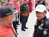 Bupati Lampung Selatan Tinjau Jalan Dusun Parmosari 1 Desa Handuyang Kecamatan Natar Yang Akan Segera Di Bangun